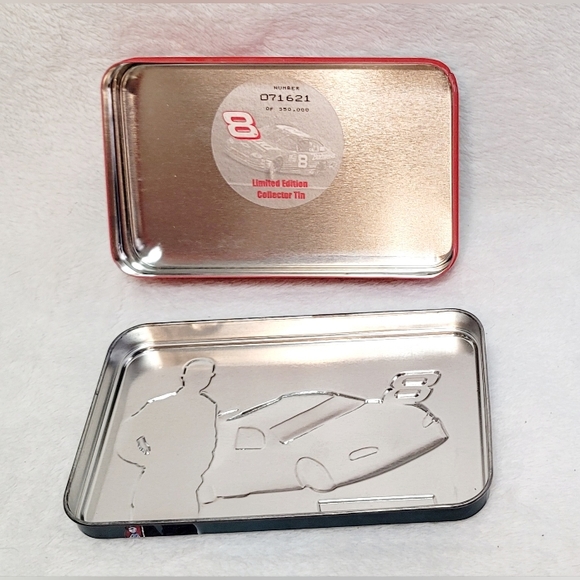 Dale Earnhardt Jr. Limited Edition NASCAR Collectible Tin w/2 Playing Card Decks - Picture 13 of 15